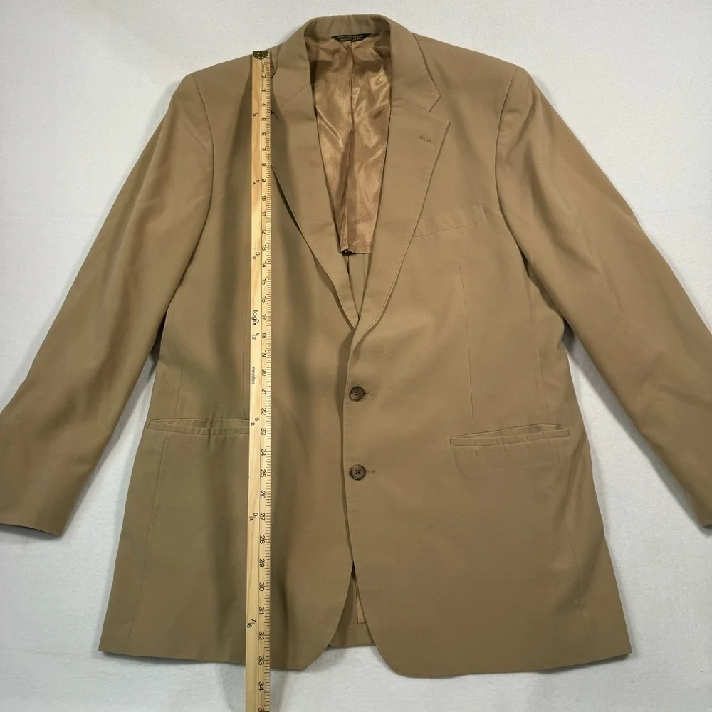John Weitz Blazer Suit Jacket Mens Size 48L* Tan